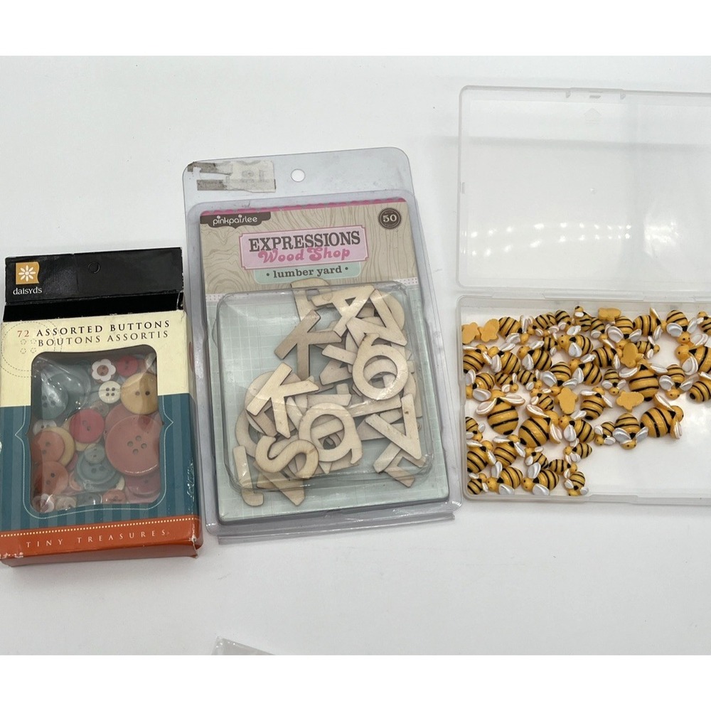 Large Mixed Scrapbooking Craft Supply Lot Fiskars Teresa Collins Pink Paislee - Picture 8 of 12
